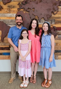 A photo of Dr. Nicholas Sachse and family
